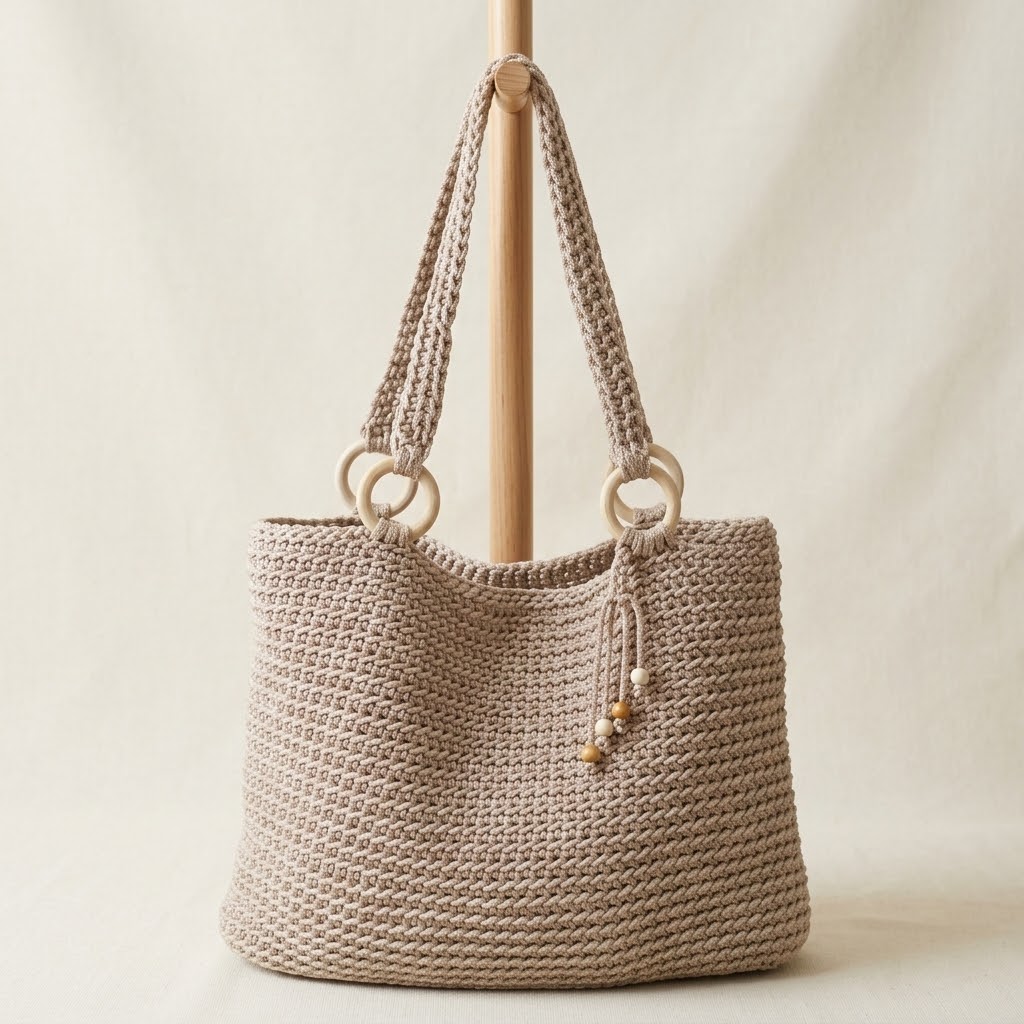 კრემისფერი ზღვის ჩანთა